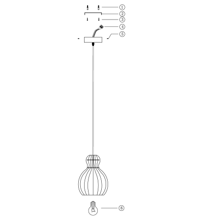 Схема с размерами Maytoni MOD192PL-01W