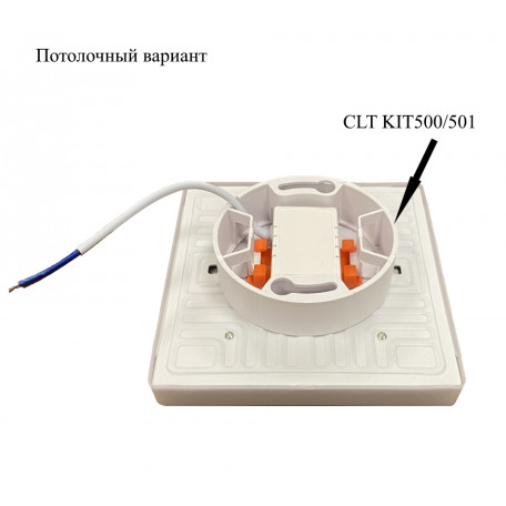 Встраиваемый светодиодный светильник Crystal Lux CLT 501C120 WH 3000K 1400/224, LED 15W 3000K 1650lm CRI>70 - миниатюра 3