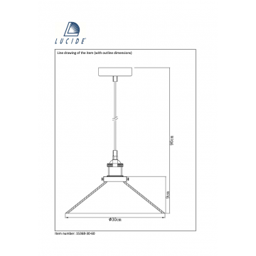 Схема с размерами Lucide 15368/30/60