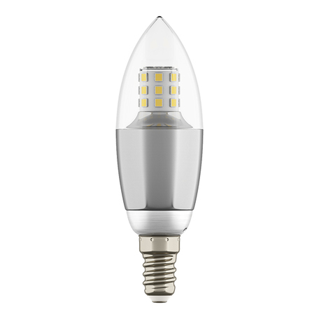 Светодиодная лампа Lightstar 940542 свеча E14 7W, 3000K (теплый) 220V, гарантия 1 год