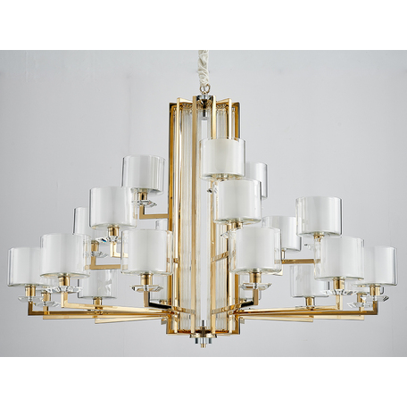 Светильник Newport 4400 4412+6+3/C gold (М0062635), 21xE14x60W + LED 10W