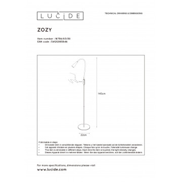 Схема с размерами Lucide 18756/03/30