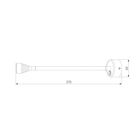 Схема с размерами Elektrostandard a040000