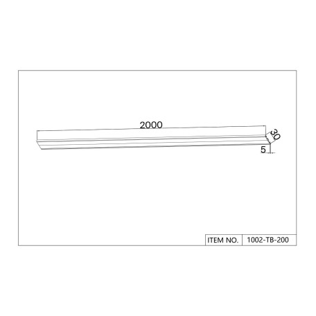 Схема с размерами Favourite 1002-TB-200