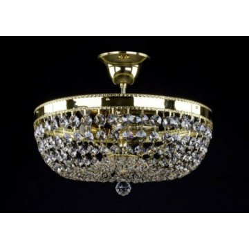 Потолочная люстра Artglass GERTA DIA 350 POLISHED SP, 3xE14x40W