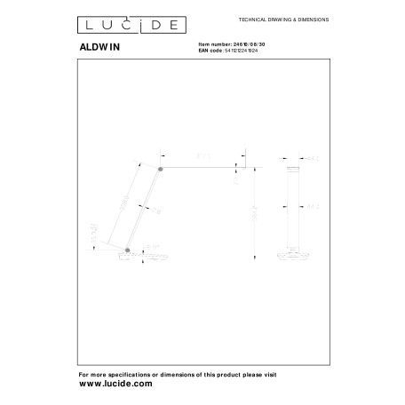 Схема с размерами Lucide 24610/08/30