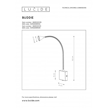 Схема с размерами Lucide 18293/03/30