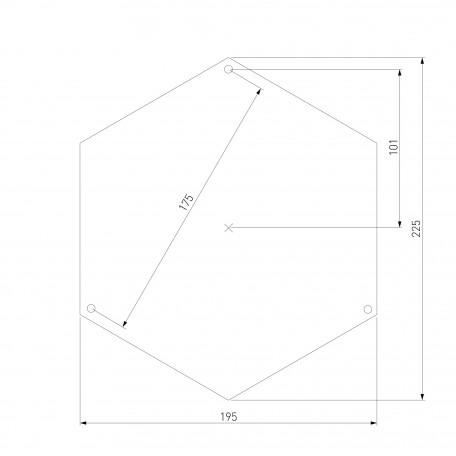 Схема с размерами Elektrostandard a031929