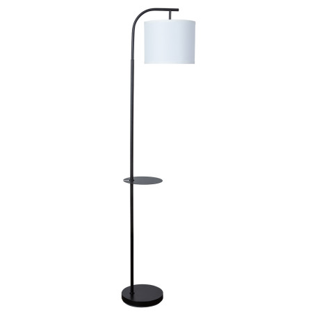 Торшер со столиком Arte Lamp Connor A4053PN-1BK, 1xE27x60W