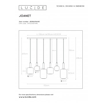 Схема с размерами Lucide 45494/06/65