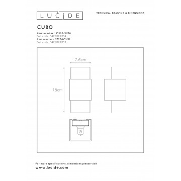 Схема с размерами Lucide 23208/31/30