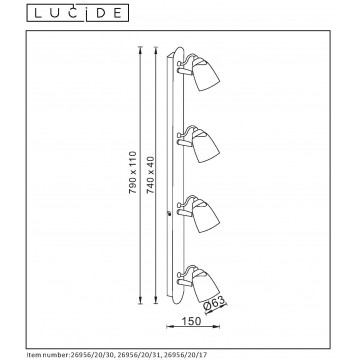 Схема с размерами Lucide 26956/20/31