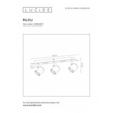 Схема с размерами Lucide 26994/15/31