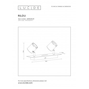 Схема с размерами Lucide 26994/10/31