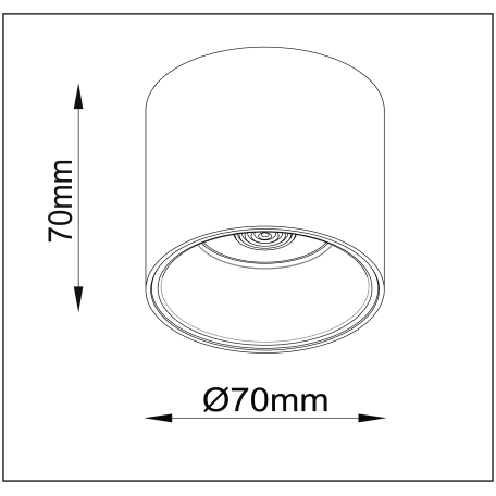 Схема с размерами Maytoni C064CL-L12W4K-D