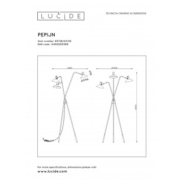 Схема с размерами Lucide 05728/03/30