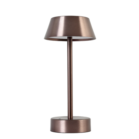 Настольная светодиодная лампа Crystal Lux SANTA LG1 COFFEE 3663/501, LED 6W 3000K 120lm CRI>80