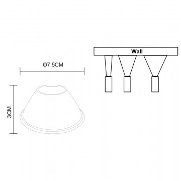 Схема с размерами Arte Lamp A913036