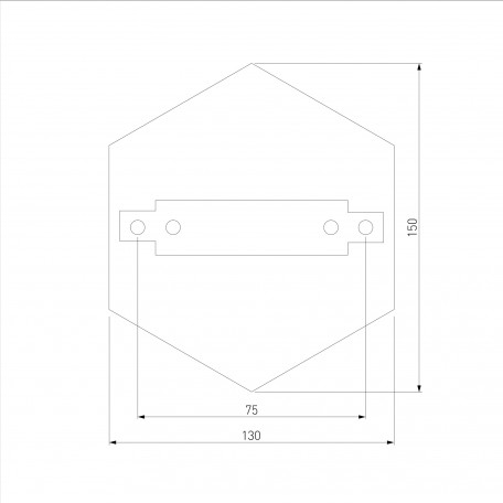 Схема с размерами Elektrostandard a038484