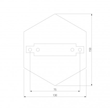 Схема с размерами Elektrostandard a038485