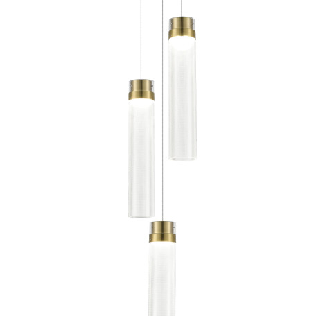 Светодиодная люстра-каскад ST Luce Champagne SL6236.303.03, LED 36W 4000K 2880lm - миниатюра 3