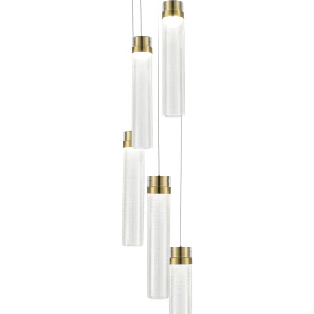 Светодиодная люстра-каскад ST Luce Champagne SL6236.303.05, LED 60W 4000K 4800lm - миниатюра 3