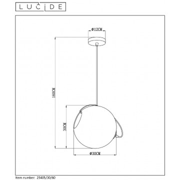 Схема с размерами Lucide 25405/30/60