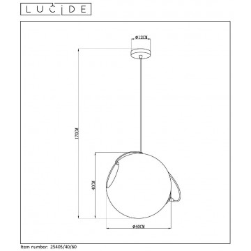 Схема с размерами Lucide 25405/40/60