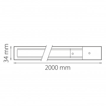 Схема с размерами Lightstar 502025