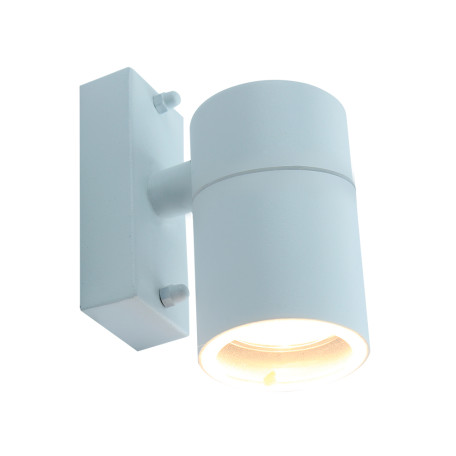 Настенный светильник Arte Lamp Mistero A3302AL-1WH, IP44, 1xGU10x35W, стекло