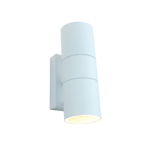 Настенный светильник Arte Lamp Mistero A3302AL-2WH, IP44, 2xGU10x35W, стекло