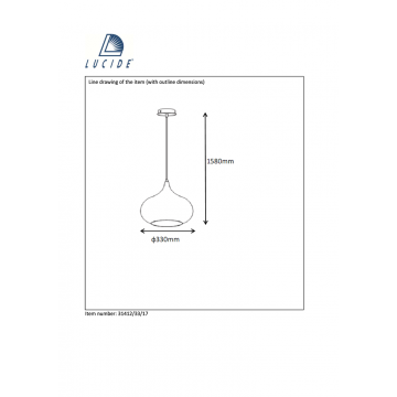 Схема с размерами Lucide 31412/33/17