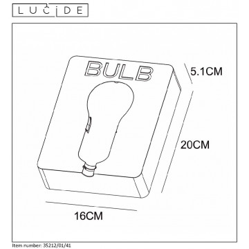 Схема с размерами Lucide 35212/01/41