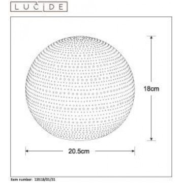 Схема с размерами Lucide 13518/01/31