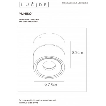 Схема с размерами Lucide 35911/08/31