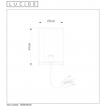 Схема с размерами Lucide 78594/40/30