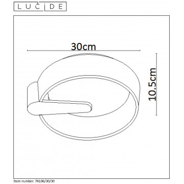 Схема с размерами Lucide 74106/30/30