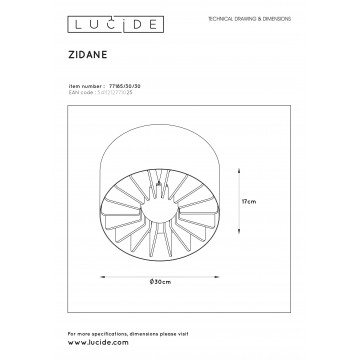 Схема с размерами Lucide 77185/30/30