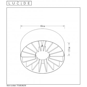 Схема с размерами Lucide 77185/40/30