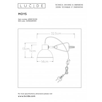 Схема с размерами Lucide 45987/01/30