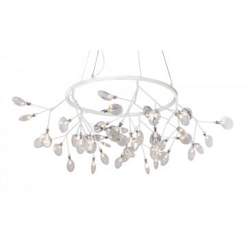 Подвесная люстра Crystal Lux EVITA SP45 D WHITE/TRANSPARENT 1691/245D, 45xG4x1W - миниатюра 4