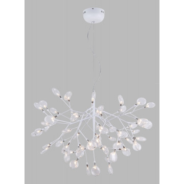 Подвесная люстра Crystal Lux EVITA SP63 WHITE/TRANSPARENT 1691/263, 63xG4x1W - миниатюра 3