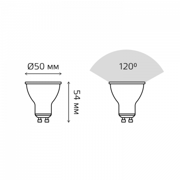 Схема с размерами Gauss Elementary 13619