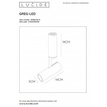 Схема с размерами Lucide 35909/13/31