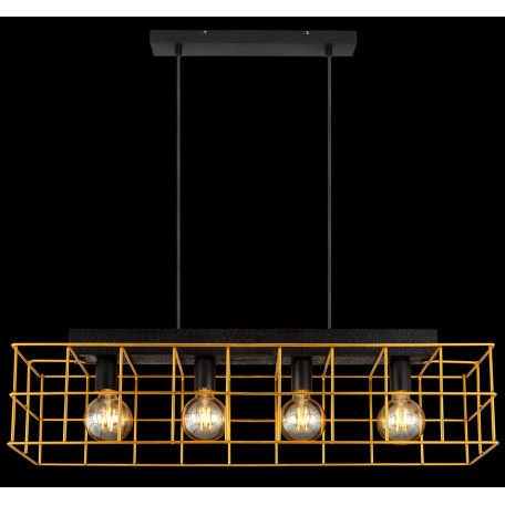 Подвесной светильник Globo Merril 15530B-4H, 4xE27x60W - миниатюра 4