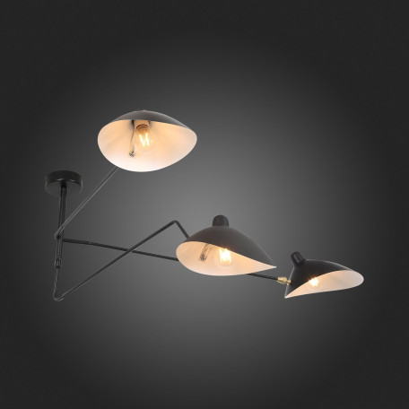 Потолочная люстра с регулировкой направления света ST Luce Spruzzo SL305.402.03, 3xE27x60W - миниатюра 7