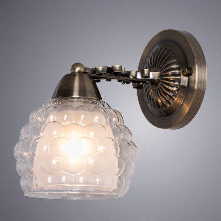 Бра Arte Lamp City Malina A7695AP-1AB, 1xE27x60W - миниатюра 2