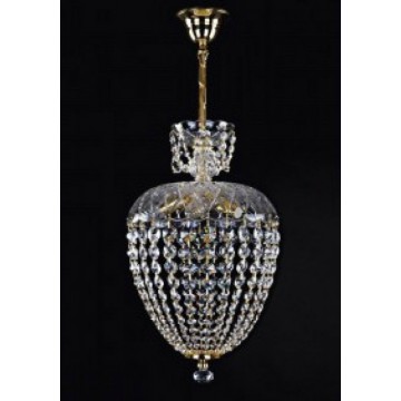 Подвесная люстра Artglass VIVIEN III. CHAIN SP, 4xE14x40W