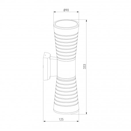 Схема с размерами Elektrostandard a044303