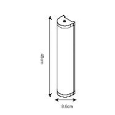 Схема с размерами Arte Lamp A5210AP-3WH